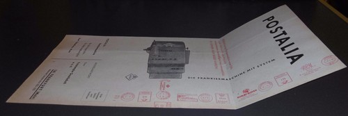 Prospekt blatt büro post - blatt,